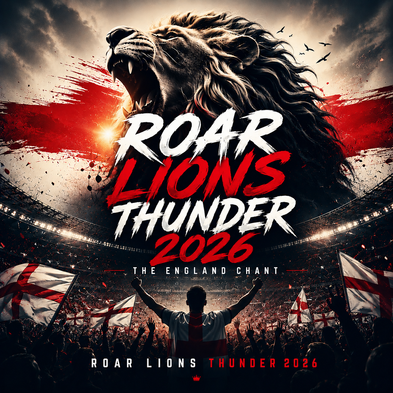 Roar Lions Thunder 2026 single artwork